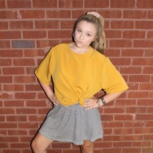 check it out checkered skirt